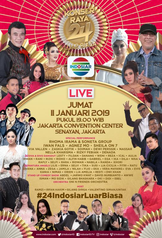 HUT 24 INDOSIAR LUAR BIASA TEBAR KEBAHAGIAAN 