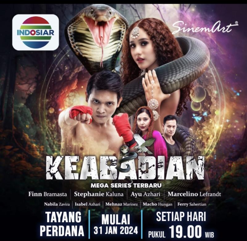 INDOSIAR MENYUGUHKAN MEGA SERIES TERBARU "KEABADIAN" Kisah Cinta dan Balas Dendam Bersama Dewi Ular