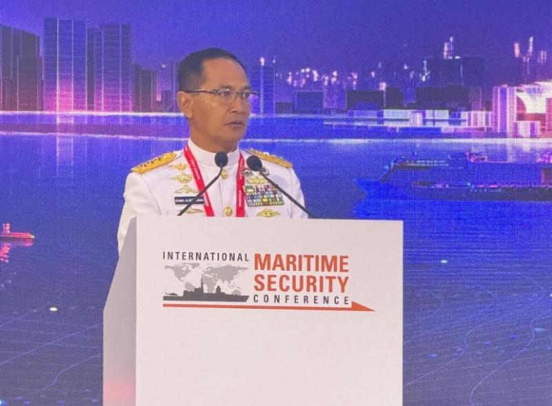Wakasal Laksdya TNI Erwin S. Aldedharma Jadi Pembicara di 9th International Maritime Security Conference 2025 di Singapura