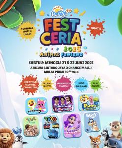 MentariTV Fest Ceria 2025 Kembali Hadir, Siap Meriahkan Libur Sekolah dengan Tema “Animal Funland”