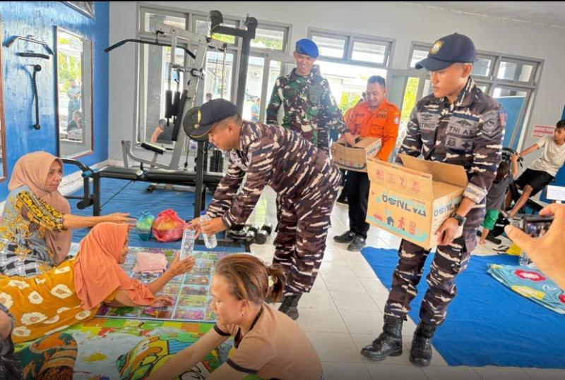  Siaga Tsunami, Lanal Gorontalo Dirikan Posko Tanggap Darurat Usai Gempa M8,6 di Samudera Pasifik