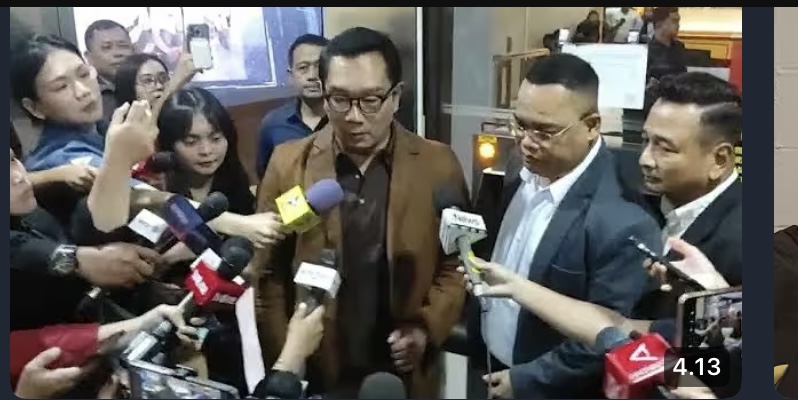  Ridwan Kamil Penuhi Panggilan Bareskrim Terkait Kasus LM, Jalani Tes DNA