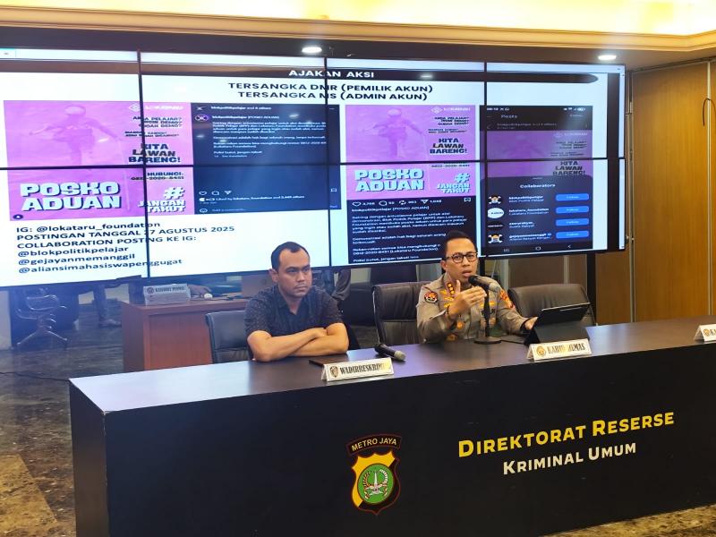 Polda Metro Jaya Amankan 1.200 Anak Saat Aksi di DPR, 22 Positif Narkoba