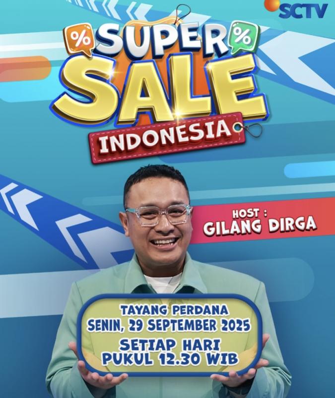 SCTV Hadirkan Game Show Baru “Super Sale Indonesia”, Tayang Perdana 29 September 2025