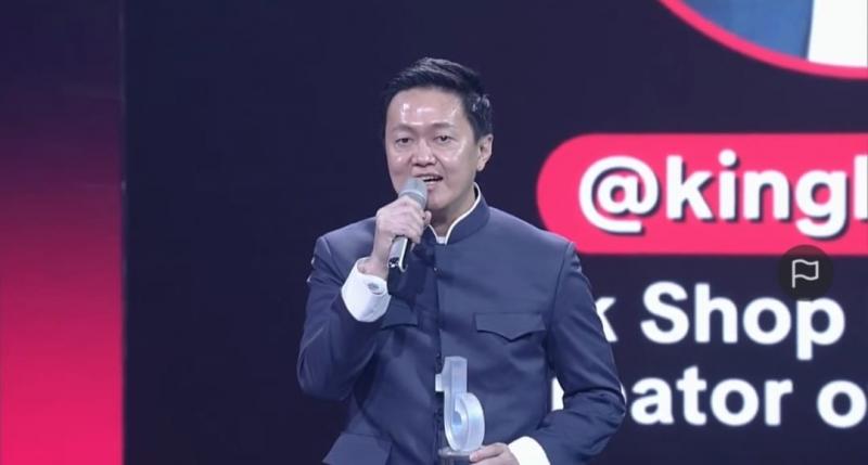 King Kevin Raih Tiktokopedia Creator of the Year di TikTok Awards Indonesia 2025
