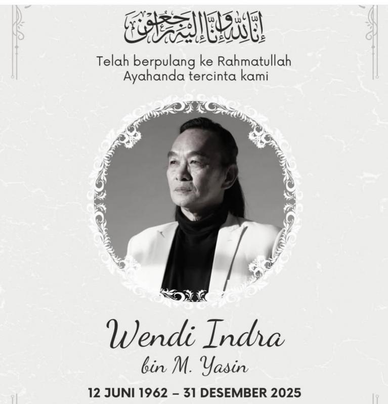 Ayahanda Gilang Dirga, Wendi Indra Bin M. Yasin, Berpulang