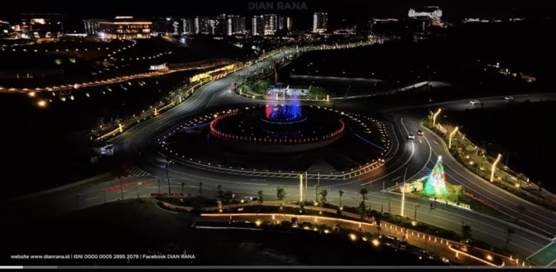 Wapres Gibran Sambut Pergantian Tahun 2025–2026 di IKN, Kawasan Sumbu Kebangsaan Barat Memukau Publik