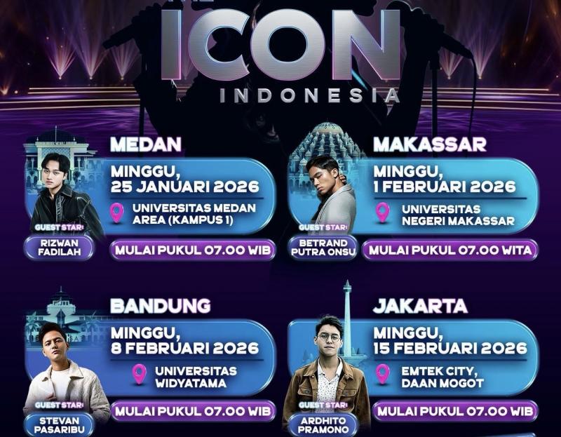 SCTV Buka Panggung Ikon Baru Musik Pop Lewat “The Icon Indonesia”