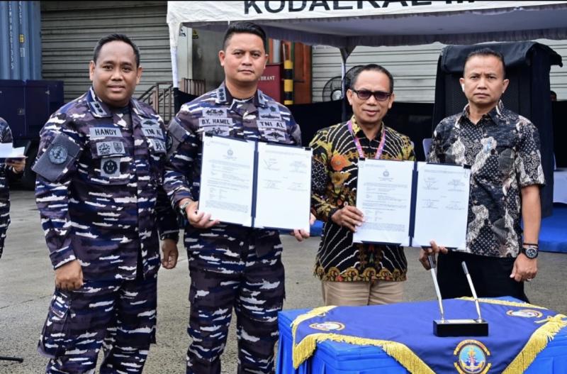 TNI AL Gagalkan Penyelundupan 74 Ton Arang Bakau di Pelabuhan Tanjung Priok