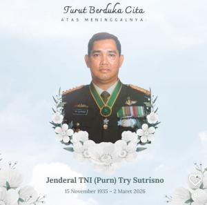  Tri Sutrisno Meninggal Dunia, Disemayamkan di Rumah Duka Menteng