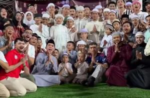 Ramadan Penuh Berkah, Putra Siregar Gelar Santunan Anak Yatim Bersama Komunitas Marwah