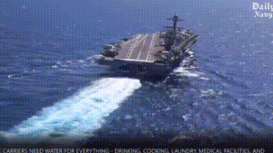 Kapal Induk AS Jadi “Kota Terapung”, Ubah Air Laut Jadi 400 Ribu Galon Air Minum per Hari