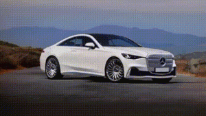  Render Mercedes S-Class Coupe 2027 Muncul, Tampilkan Desain Mewah Futuristik