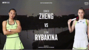  Qinwen Zheng Tampil Solid, Rebut Set Pertama atas Elena Rybakina di Madrid Open