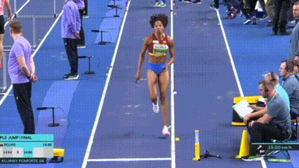 Lompatan Emas 14,95 Meter! Leyanis Pérez Hernández Kuasai Final Dunia Indoor
