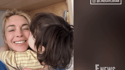 Lindsay Lohan Bagikan Momen Langka Bersama Putranya di Instagram