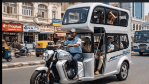 Riksa Double Decker Futuristik 2027 Siap Mencuri Perhatian, Diklaim Muat 16 Penumpang