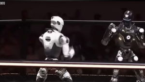  Robot Tanpa Kepala Tetap Bertarung dan Menang di Arena Tinju China