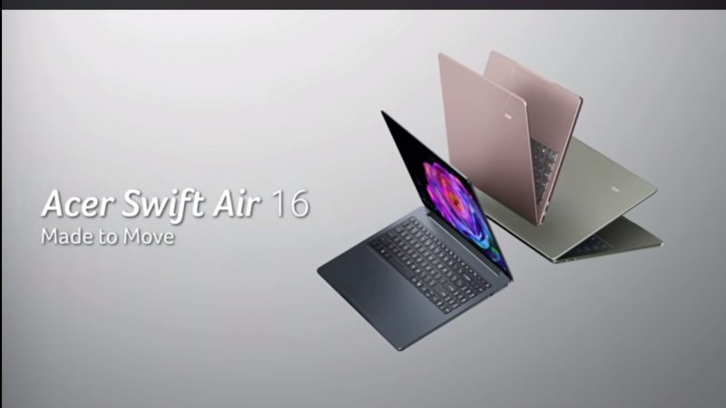  Acer Swift Air 16 Hadir sebagai Laptop Tipis dan Ringan untuk Produktivitas Sehari-hari