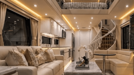  GMC Future Luxury Double-Decker 2028, Motorhome Dua Lantai dengan Kemewahan Bak Hotel Bintang Lima