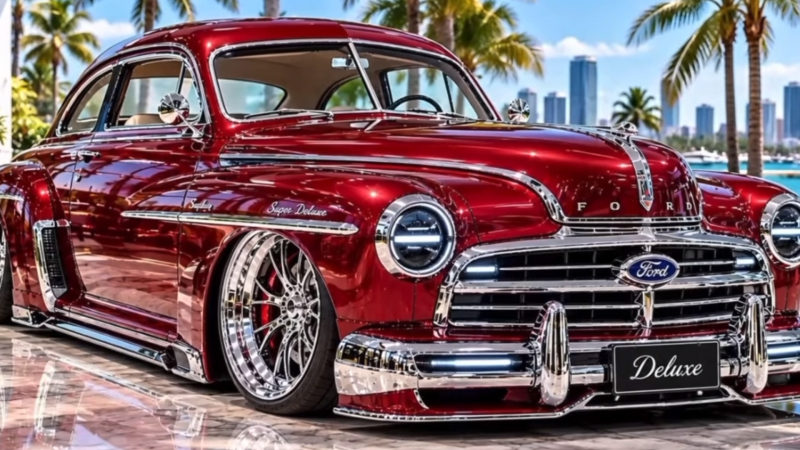  Ford Super Deluxe Tudor 2027 Tampil Retro, Bawa Mesin Hybrid Twin-Turbo 500 HP