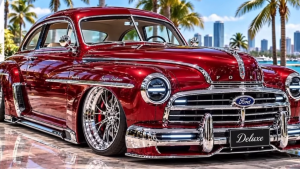  Ford Super Deluxe Tudor 2027 Tampil Retro, Bawa Mesin Hybrid Twin-Turbo 500 HP